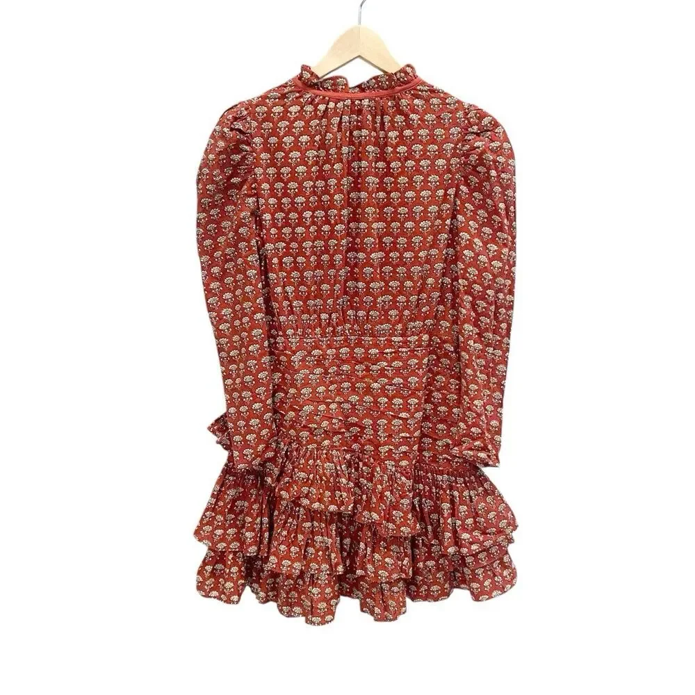 Anna Cate Honey on Miami Isabella Dress Red/Geko Women’s Size Small - Picture 6 of 12